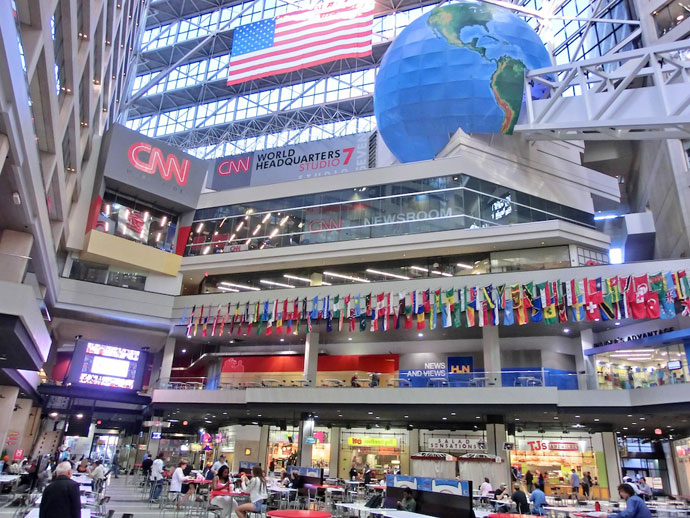 Rundtur hos CNN i Atlanta