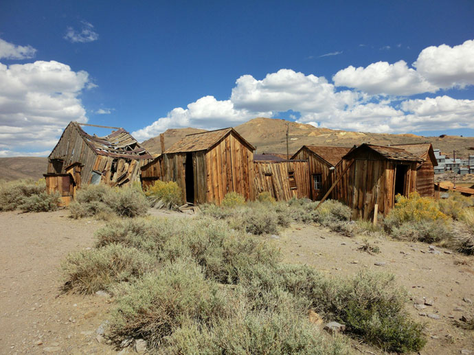 Bodie Ghost Town og Mono Lake