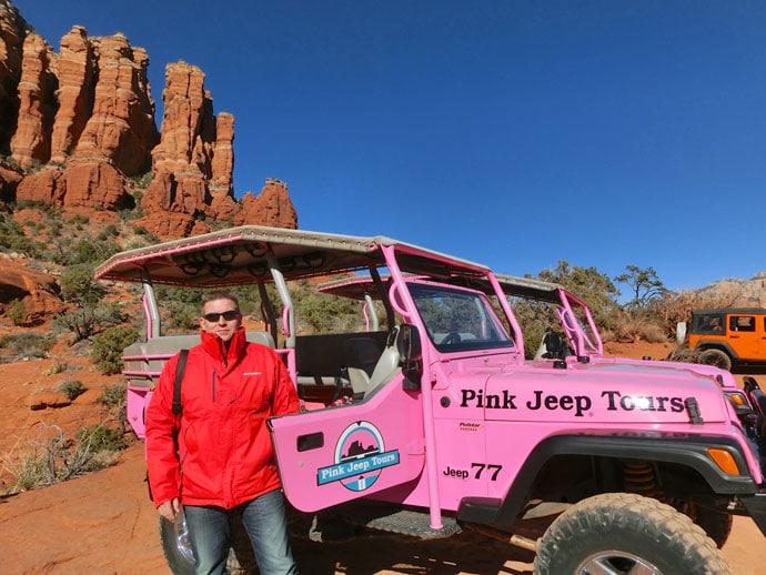 Sedona, Pink Jeep Tours og klapperslange