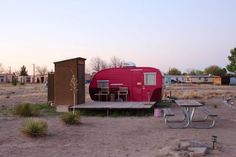 El Cosmico campingplads i Marfa