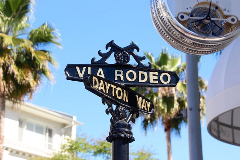 Rodeo Drive og Hollywood Boulevard
