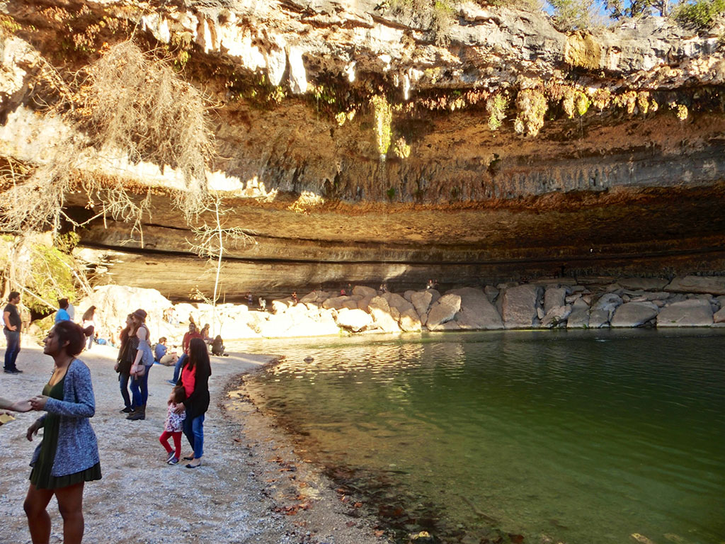 Hamilton Pool ved Austin, Texas - Roadtrips i USA & Canada