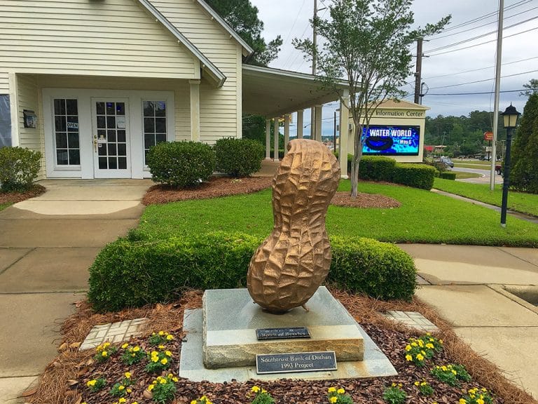 Peanuts og friluftsmuseum i Dothan, Alabama