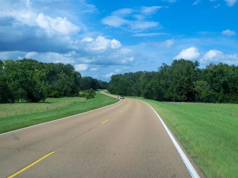Natchez Trace Parkway og frokost i det fri