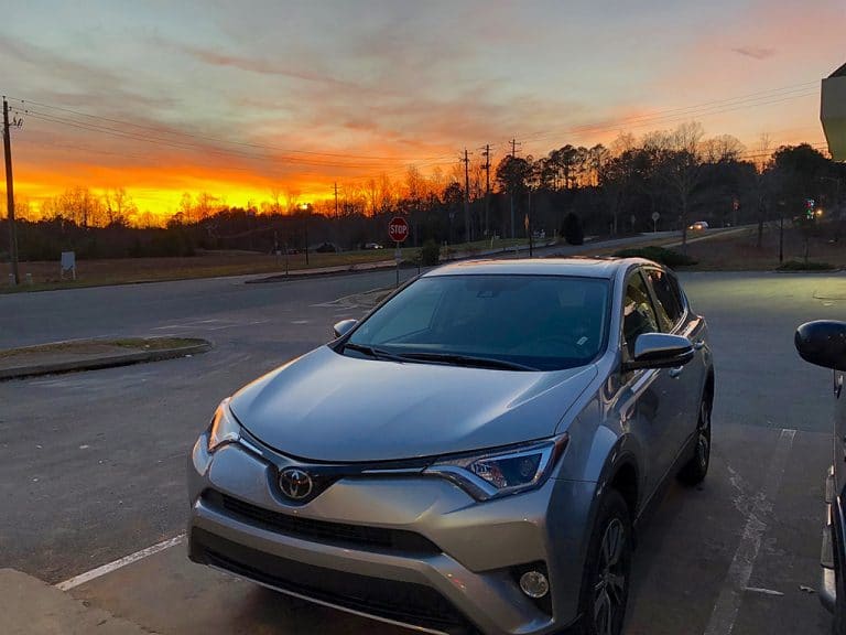 En SUV lejebil i Atlanta lufthavn