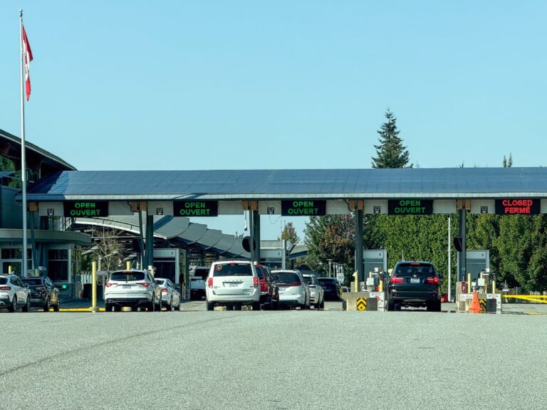 Køre bil fra USA til Canada 2025